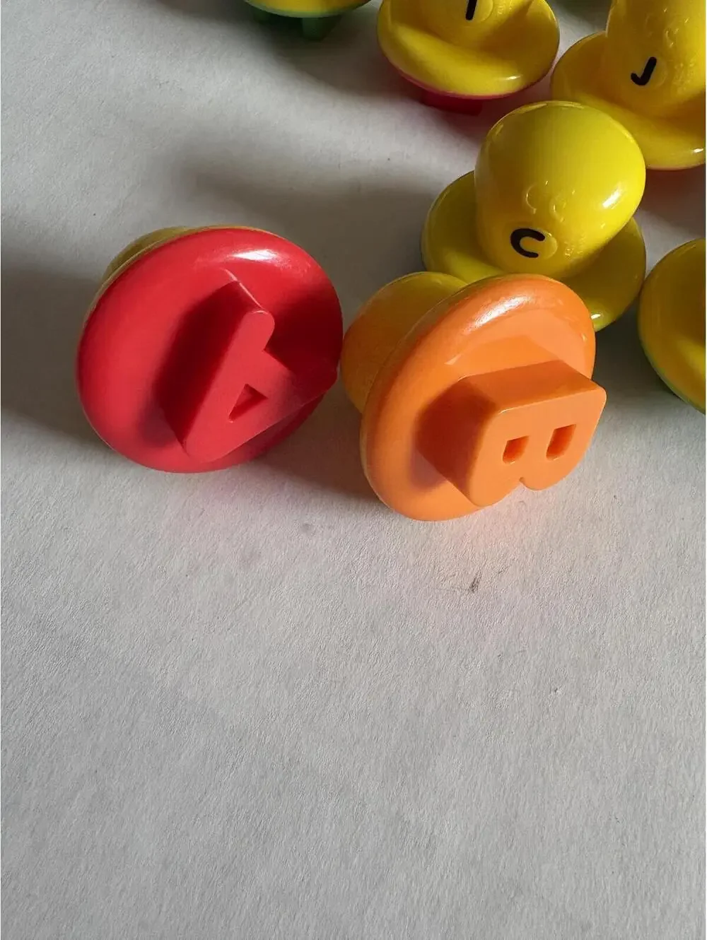 Play doh letters